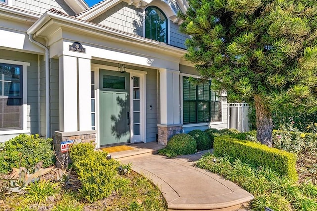 view of entrance to property