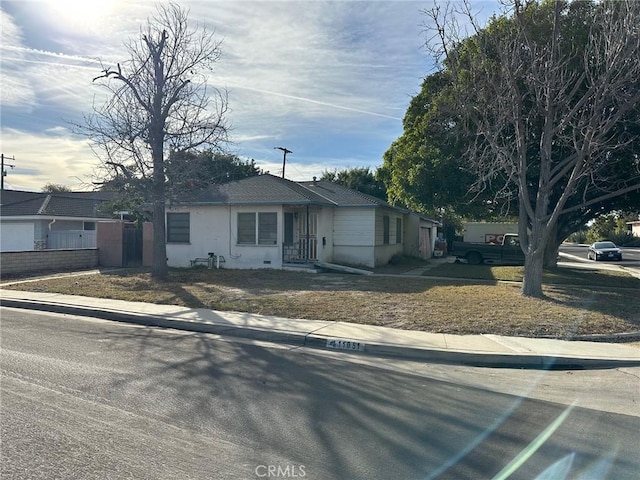 view of ranch-style home