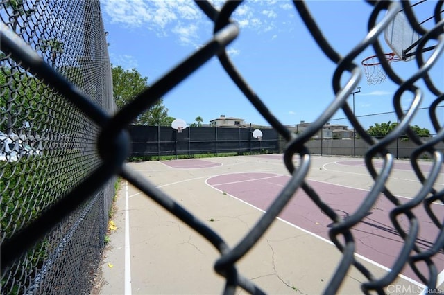 view of sport court