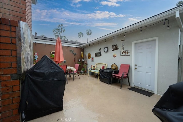 view of patio / terrace featuring grilling area