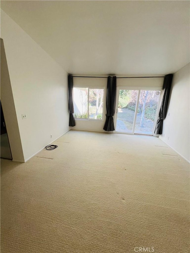 spare room featuring carpet floors