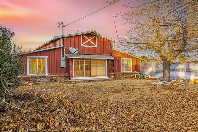 3339 E E Ave S, Palmdale, CA 93550 - view of back house at dusk