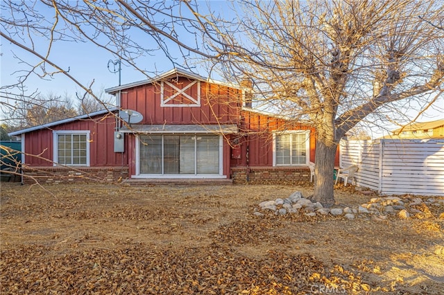 view of rear view of house