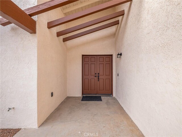 view of entrance to property