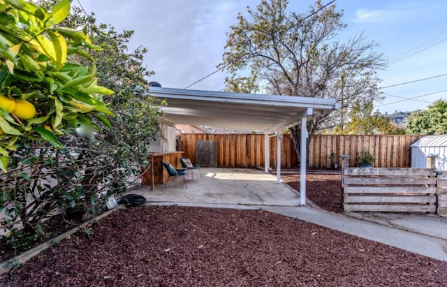 view of yard featuring a patio