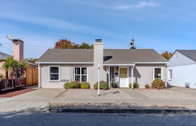 view of ranch-style house