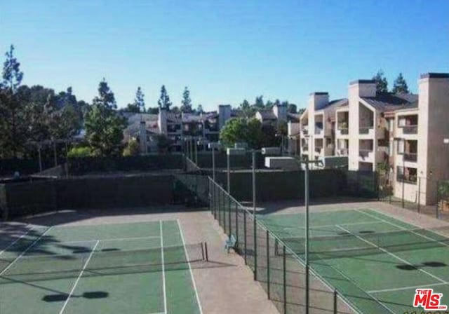 view of sport court