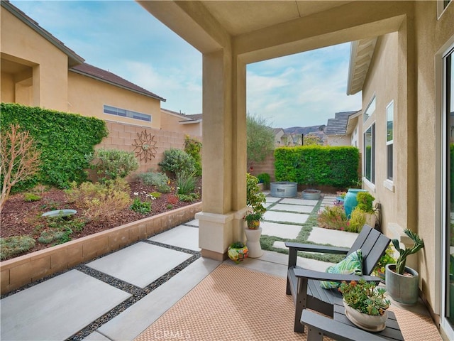 view of patio