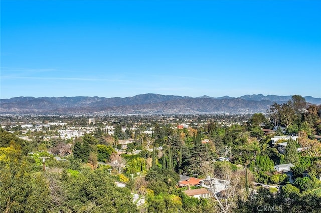 view of mountain feature