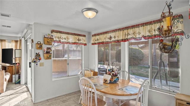 view of dining area