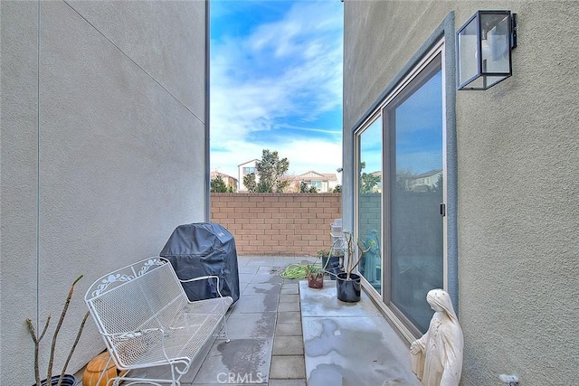 view of patio / terrace with grilling area