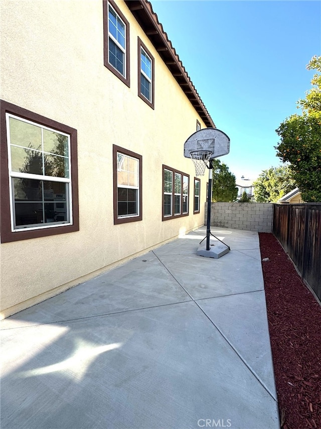 view of basketball court