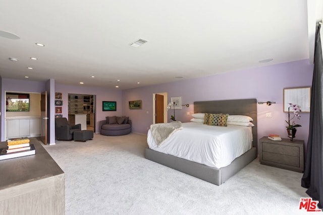 bedroom featuring carpet floors