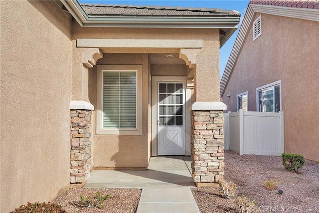 view of entrance to property