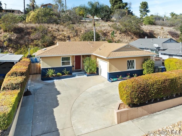 view of ranch-style home