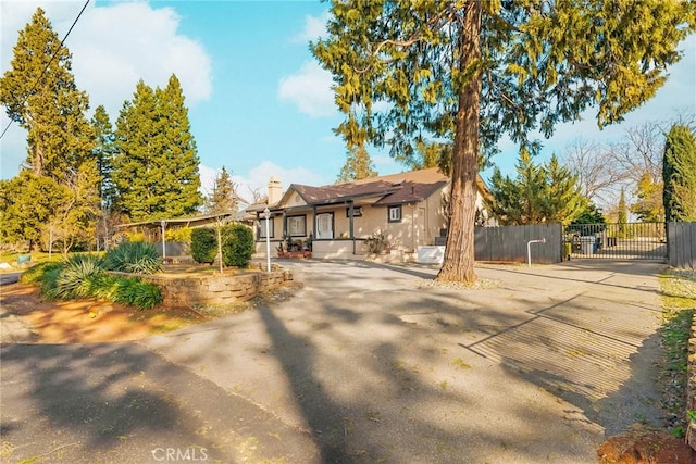 view of ranch-style home