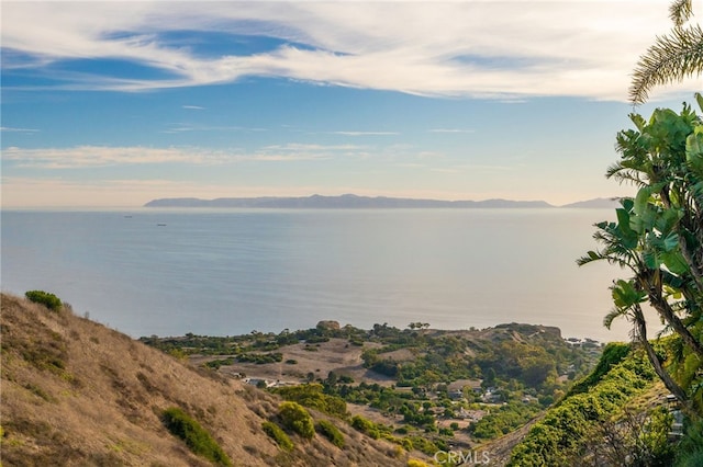 water view featuring a mountain view