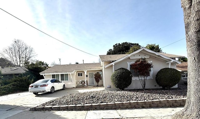 view of ranch-style home