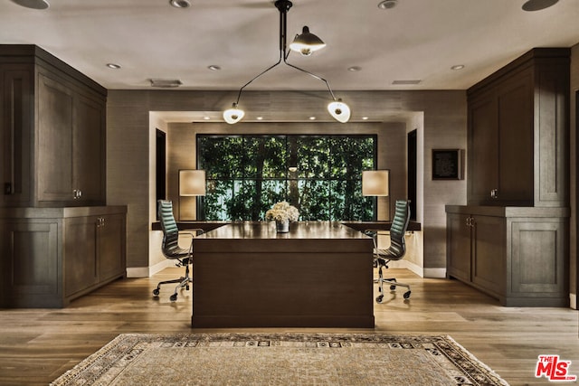 interior space featuring light hardwood / wood-style floors