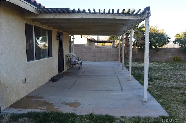 view of patio