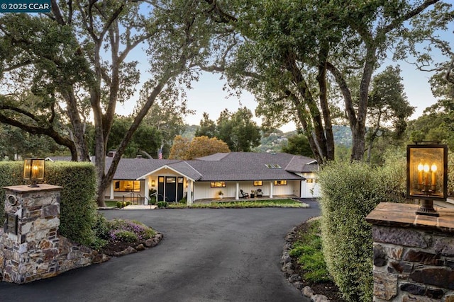 view of ranch-style home