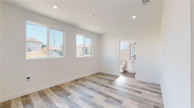 236 N Burlington, Los Angeles, CA 90026 - unfurnished room featuring recessed lighting and light wood-style floors