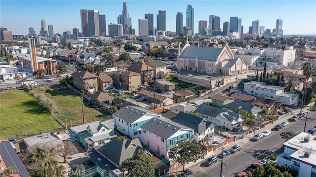 236 N Burlington, Los Angeles, CA 90026 - aerial view of skyline