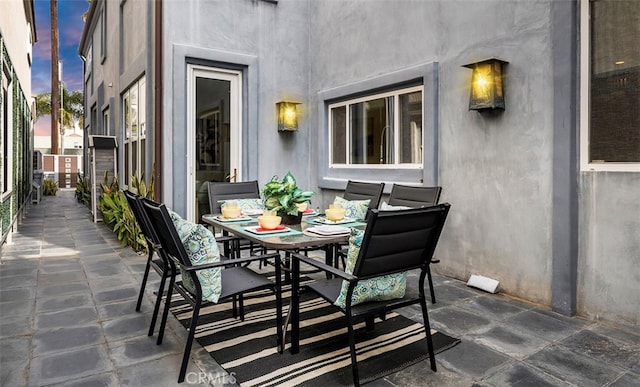 view of patio / terrace with outdoor dining space