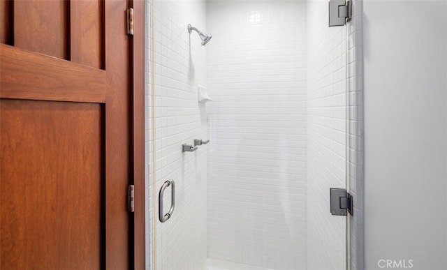 room details with a stall shower