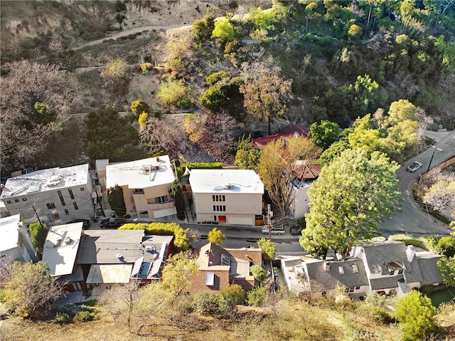 drone / aerial view featuring a residential view