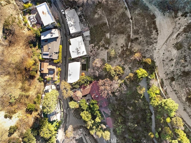 drone / aerial view featuring a residential view