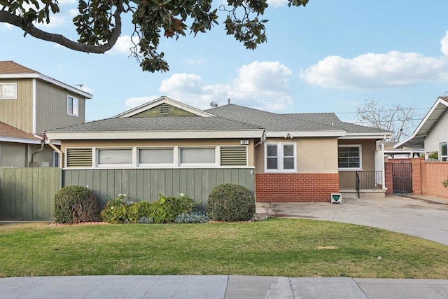 exterior space featuring a lawn