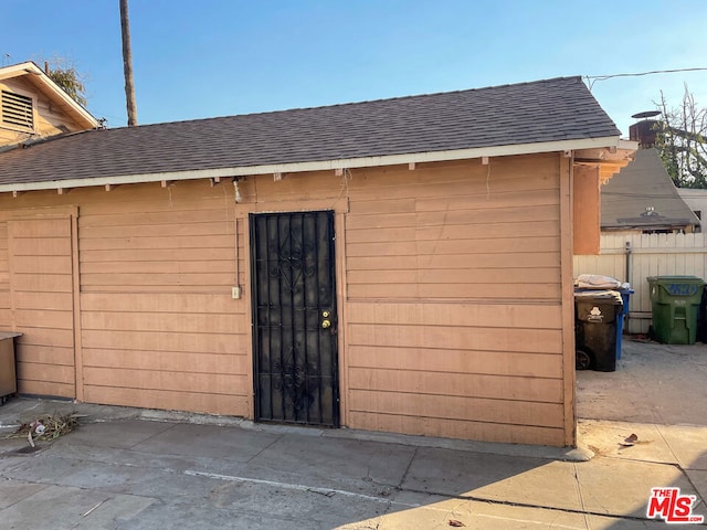 view of outbuilding