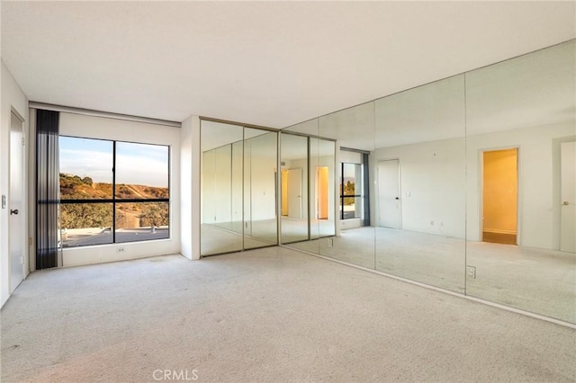 unfurnished bedroom featuring carpet floors