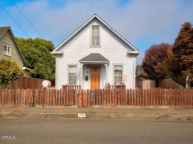 view of bungalow