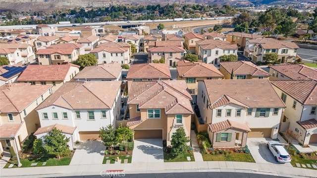 bird's eye view featuring a residential view