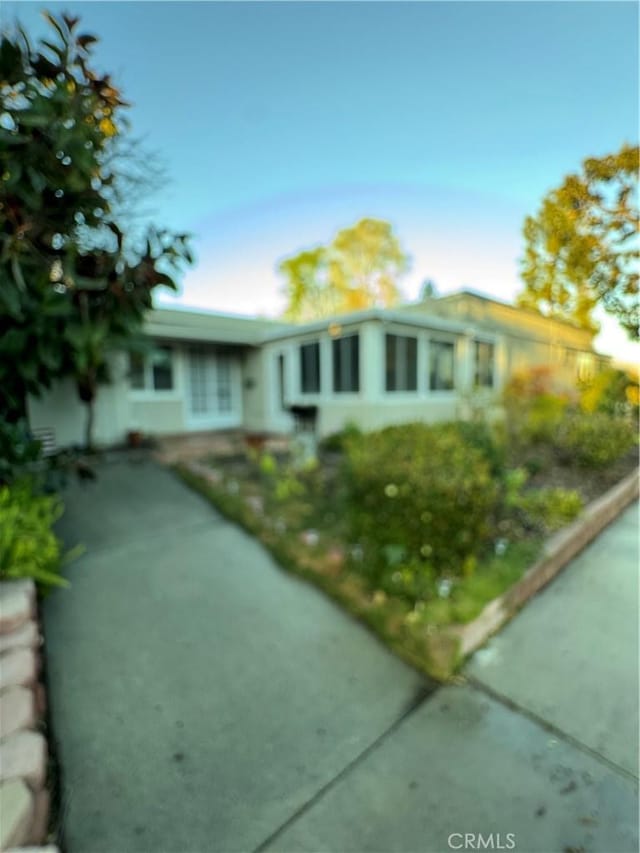 view of ranch-style house