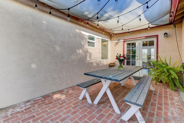 view of patio / terrace with french doors