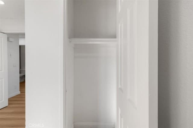 view of closet