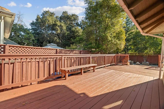 view of deck