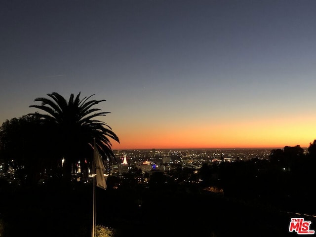 view of nature at dusk