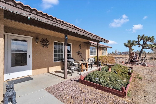 exterior space featuring a patio