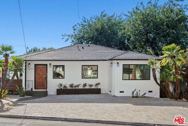 view of bungalow-style home