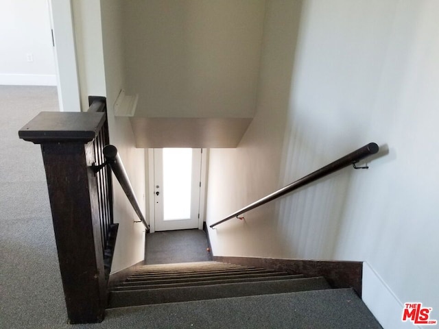 view of stairs