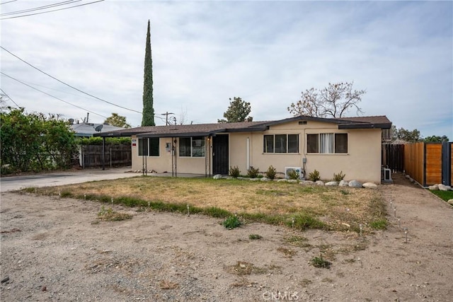 view of ranch-style home