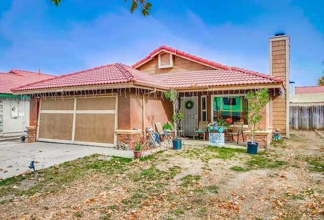 view of rear view of house