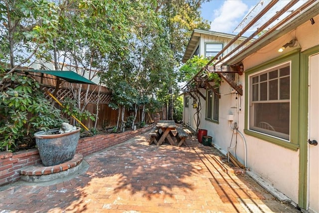 view of patio