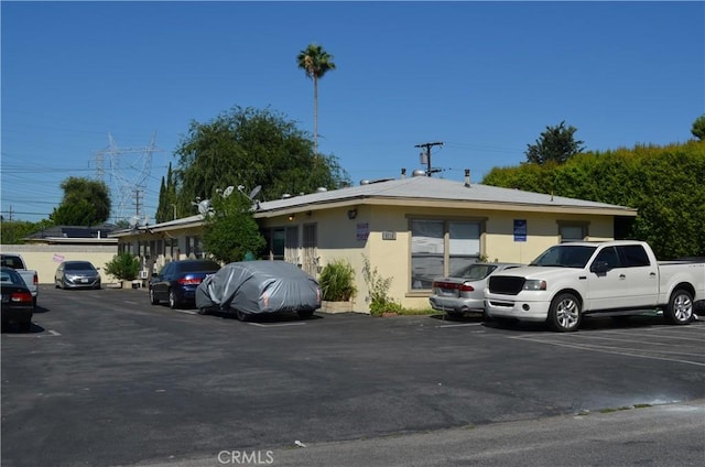 view of vehicle parking