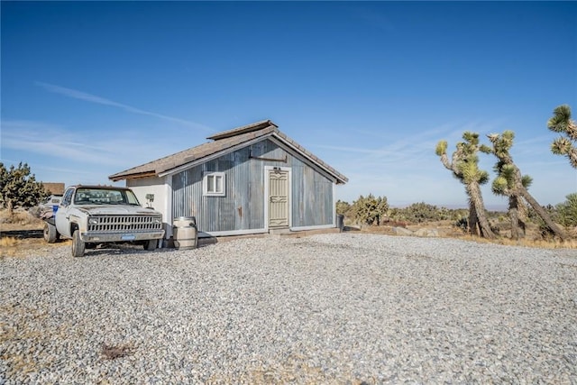 view of outbuilding