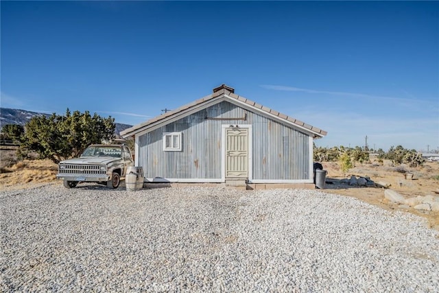 view of outbuilding